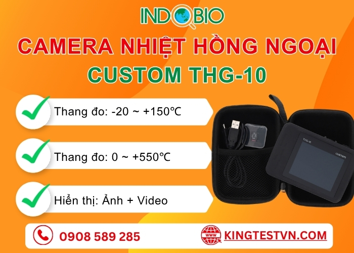 Tổng quan Camera cảm biến nhiệt hồng ngoại Custom THG-10